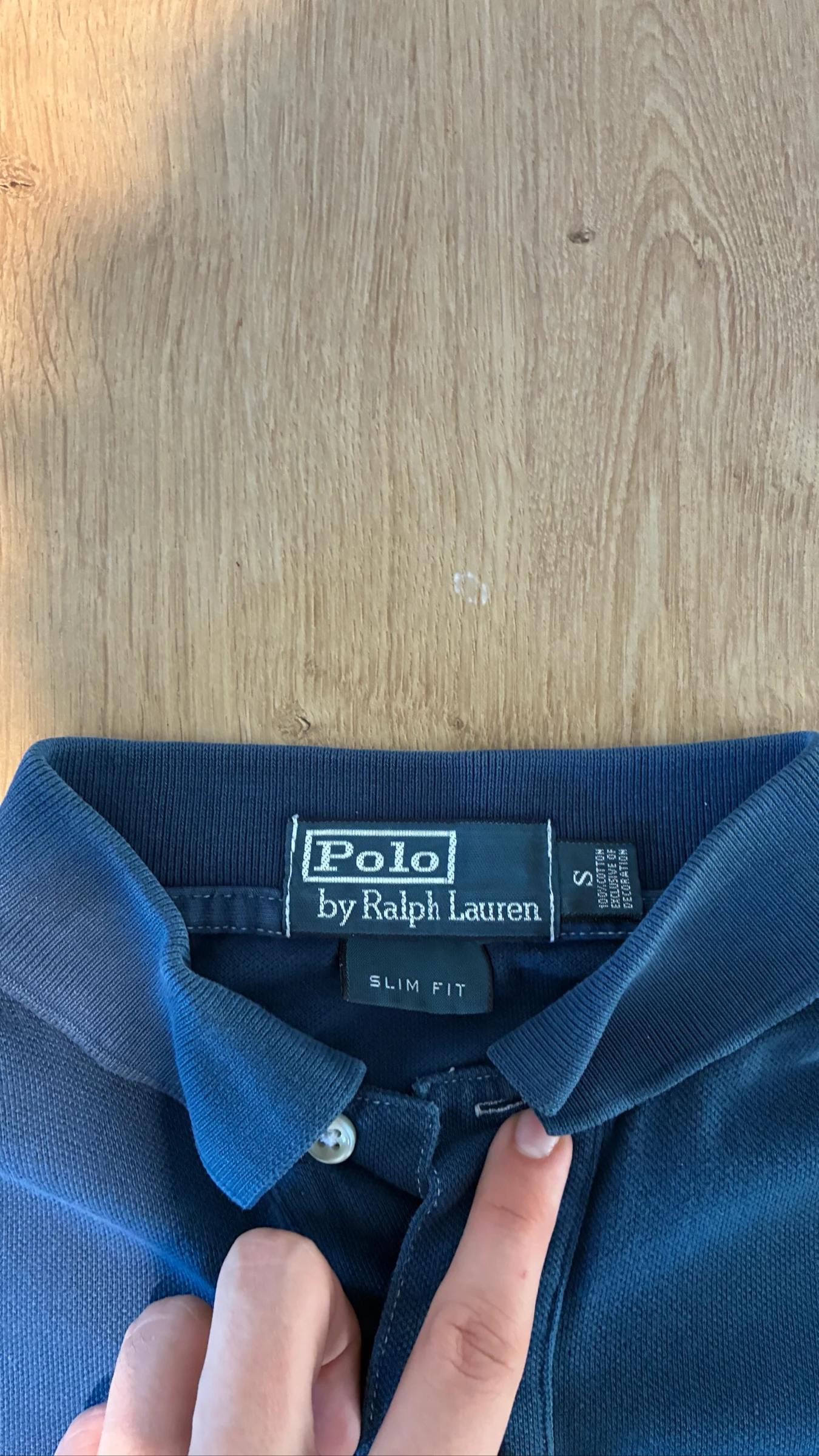 Navy Blue Ralph Lauren Polo – Size S – Slim Fit – photo 5